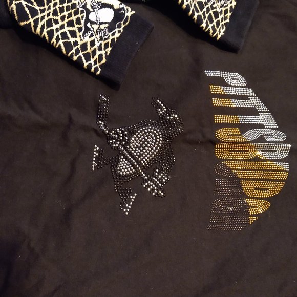 PITTSBURGH PENGUINS FAMILY OF T-SHIRTS & SOCKS - ALL SIZES - SPARKLY - Picture 5 of 10